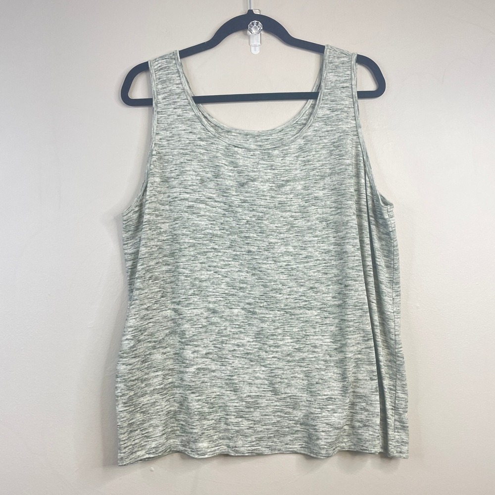 Sonoma Sporty Everyday Tank Top Women 2X Cotton Modal Lounge Gym Vacation Casual